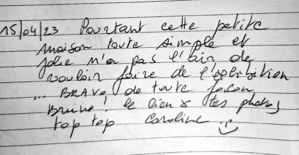 Pourtant pas l'air cette maison merci Caroline