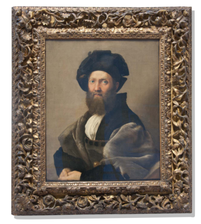 portrait de Baldassare Castiglione réalisé par Raffaello Sanzio, 1514 ou 1515, 82x67cm, collection du Musée du Louvre