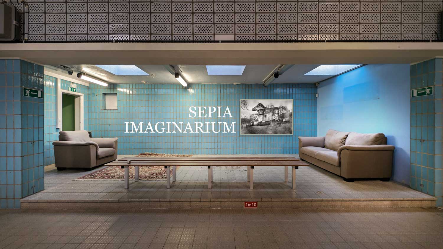 Salon, espace de rencontre du Sepia Imaginarium de Hannut (simulation)