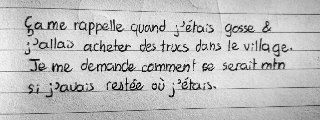 si j'étais resté.e